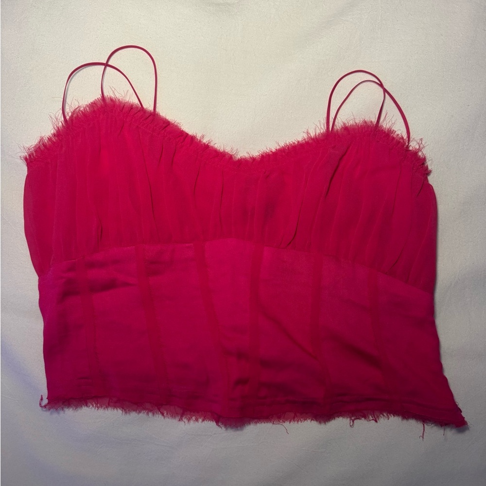 Urban Outfitters Fuchsia Strappy Top